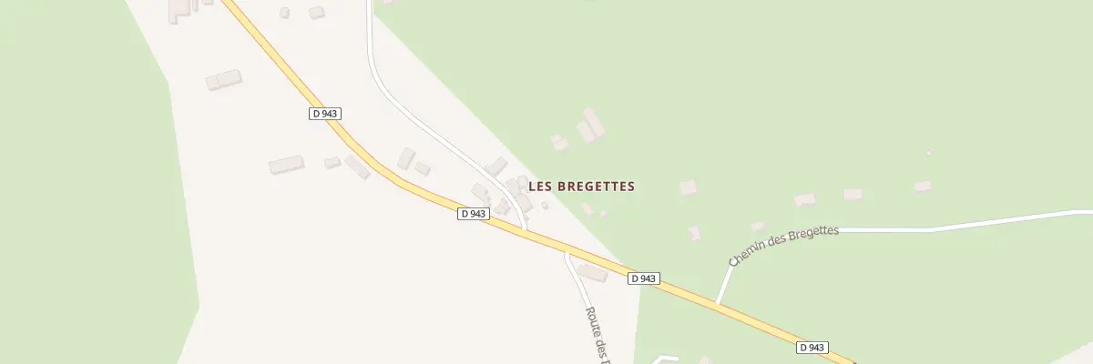 Plan du 42 Rte des Bregettes à La Chapelaude