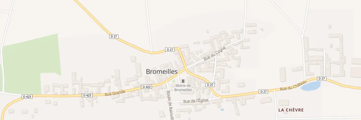 Plan du 5004 Le Village à Bromeilles