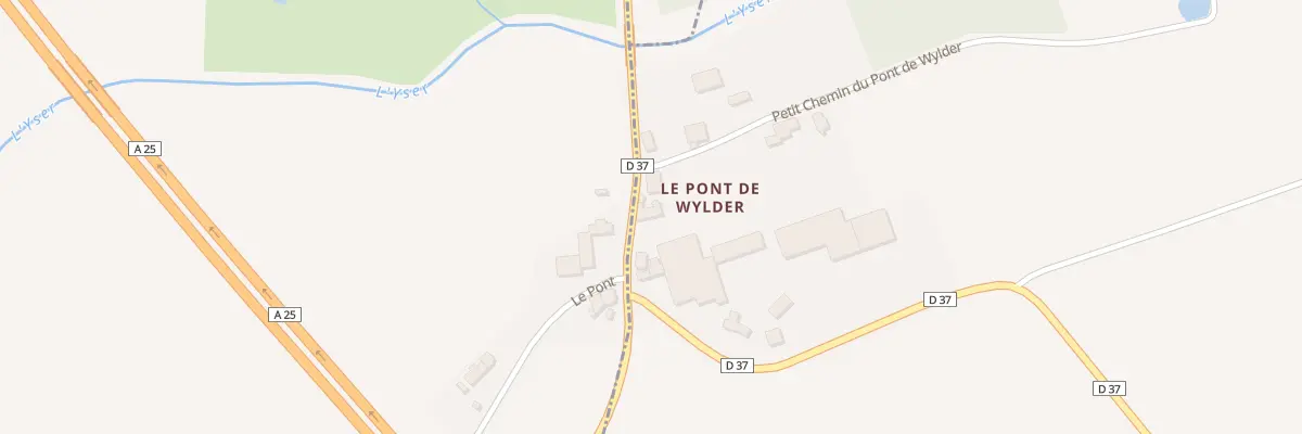 Plan du 3122 Che du Pont de Wylder à Wormhout
