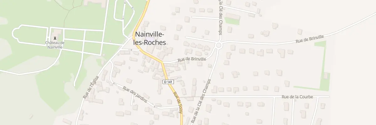Plan du 12 Rue de Brinville à Nainville-les-Roches