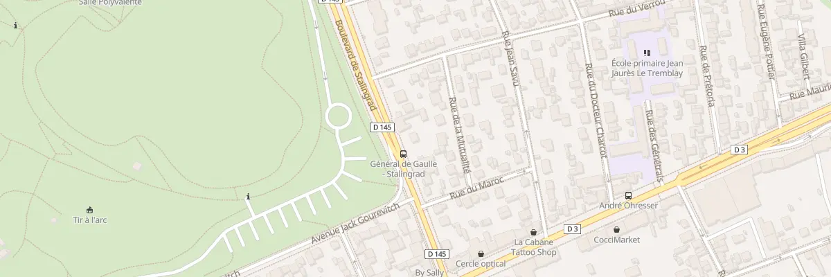 Plan du 202B Bd de Stalingrad à Champigny-sur-Marne