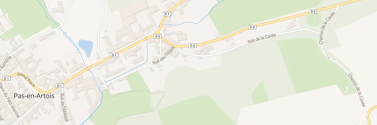 Plan du 2 Rue de la Cavée à Pas-en-Artois