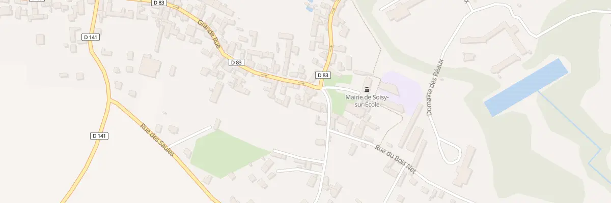 Plan du 1 Gr Gde Rue à Soisy-sur-École