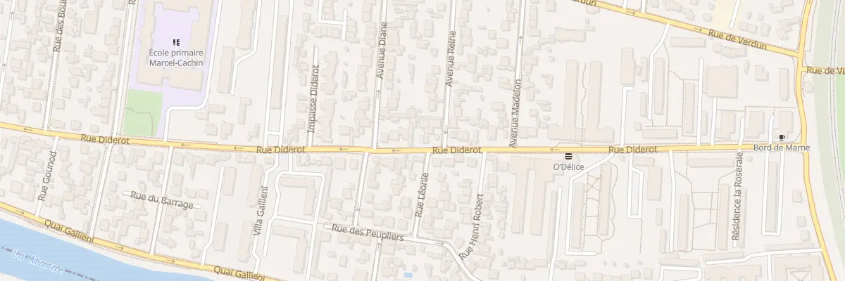 Plan du 129 Rue Diderot à Champigny-sur-Marne