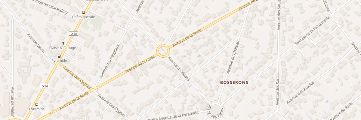 Plan du 25 Av d’Orléans à Brunoy