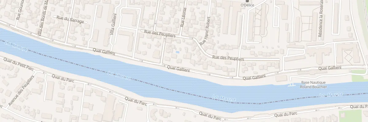 Plan du 167 Quai Galliéni à Champigny-sur-Marne