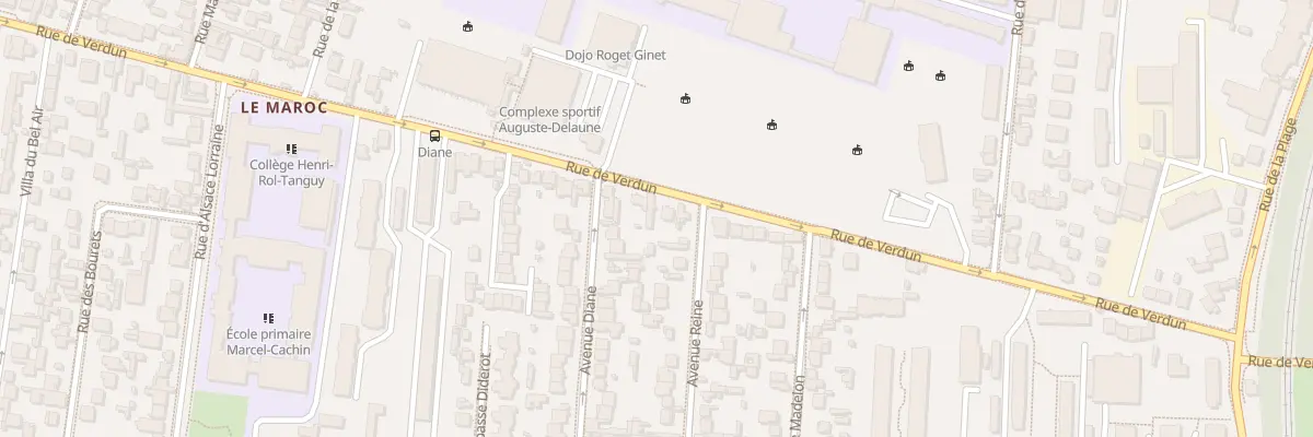 Plan du 110 Rue de Verdun à Champigny-sur-Marne