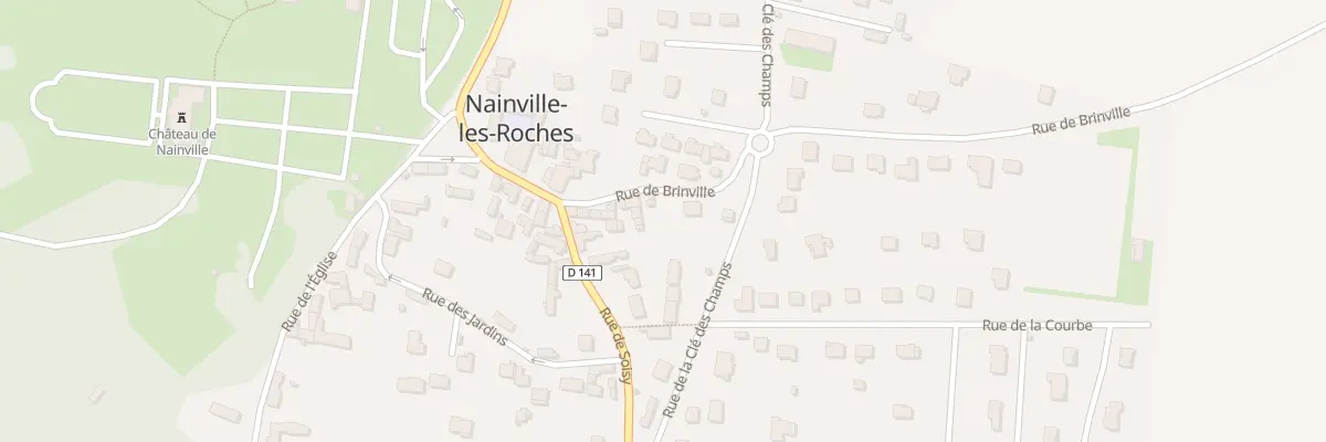 Plan du 10 Rue de Brinville à Nainville-les-Roches