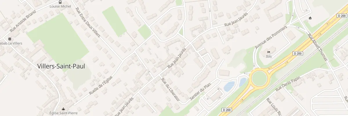 Plan du 55Q Rue Jean Jaurès à Villers-Saint-Paul