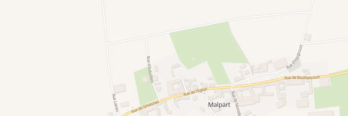 Plan du 5119F Rue d’Aubvillers à Malpart