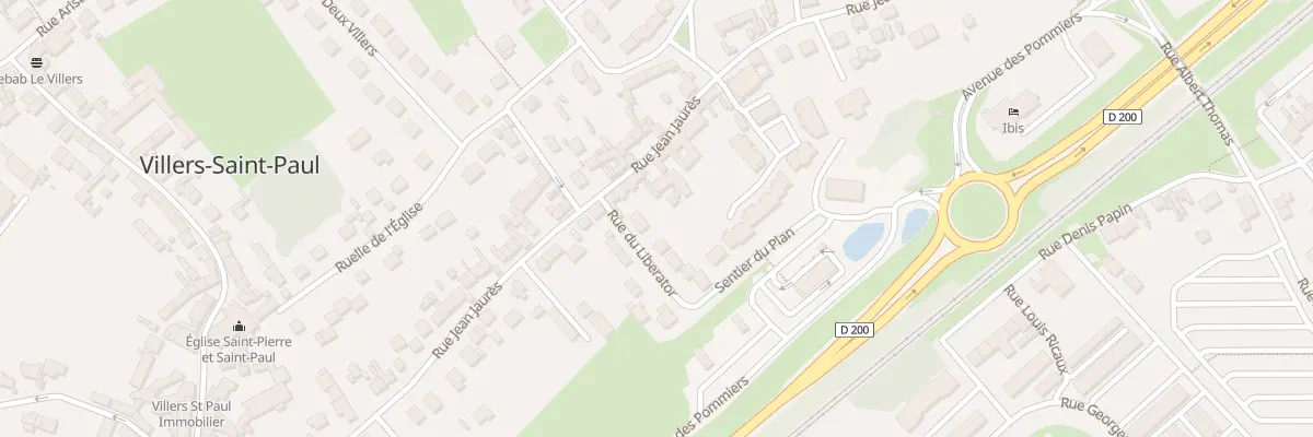 Plan du 46B Rue Jean Jaurès à Villers-Saint-Paul