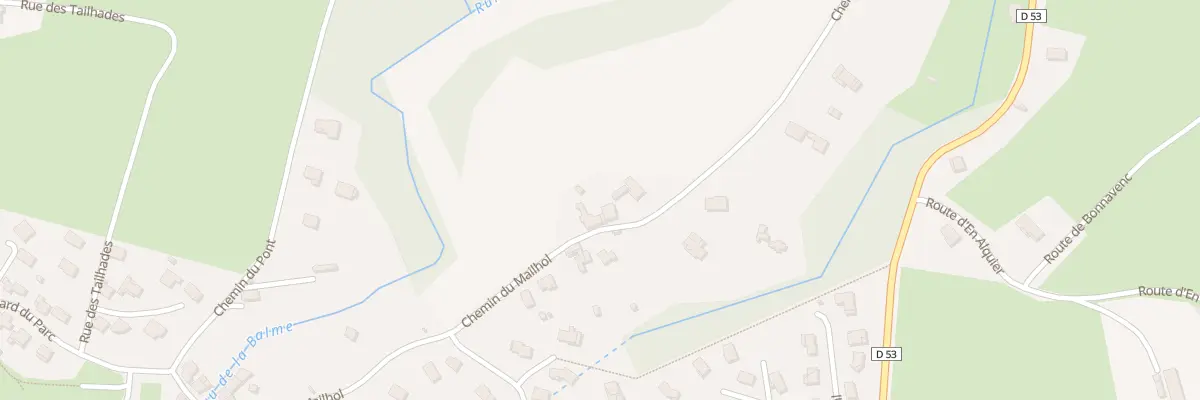 Plan du 18 Che du Maillol à Saint-Amans-Valtoret