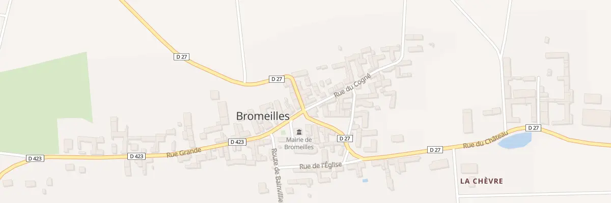 Plan du 1 Rue du Cogné à Bromeilles