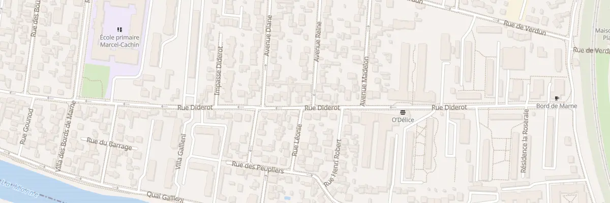 Plan du 131 Rue Diderot à Champigny-sur-Marne
