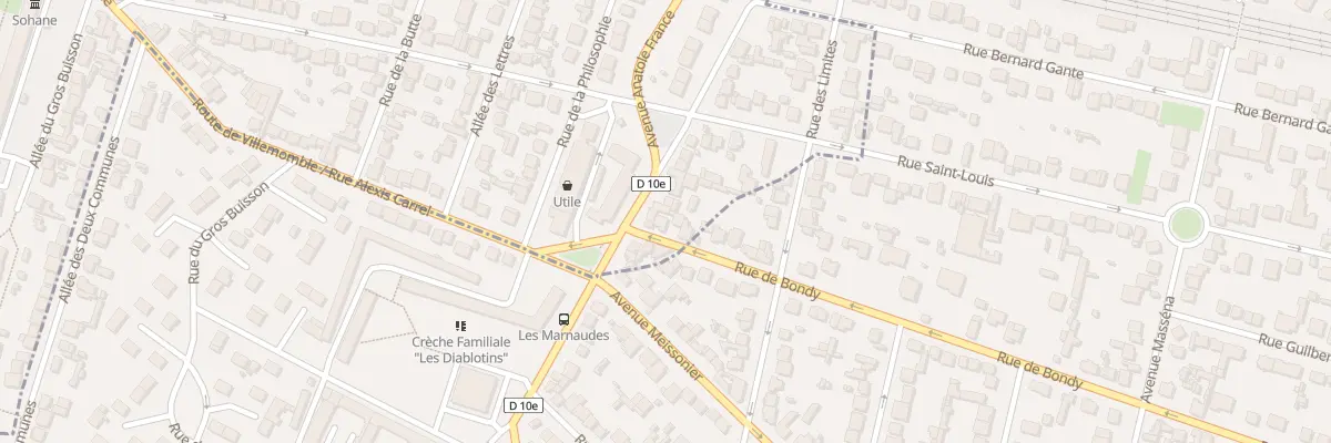 Plan du 144 Rue de Bondy à Bondy