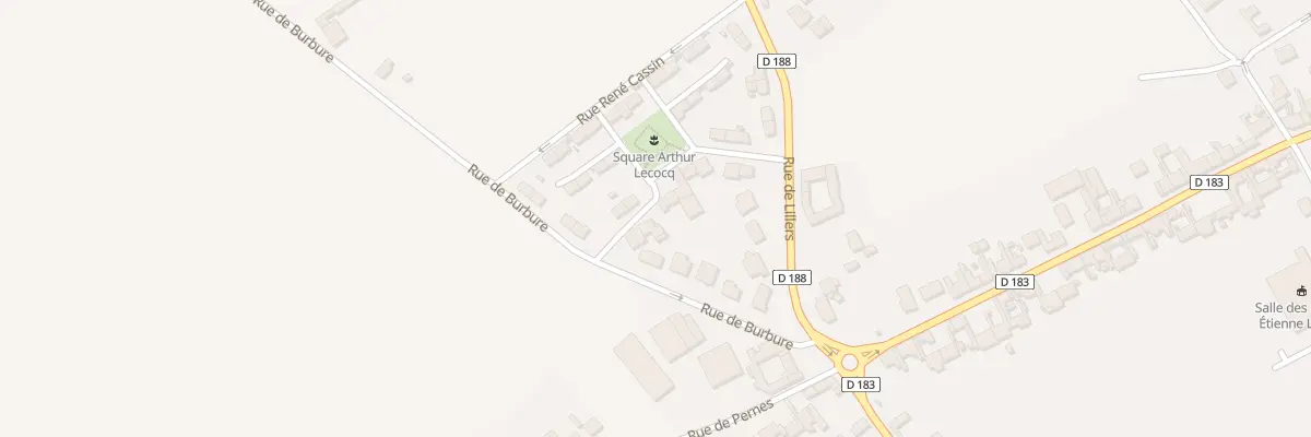 Plan du 13 Rue du Docteur Francois Caly à Allouagne