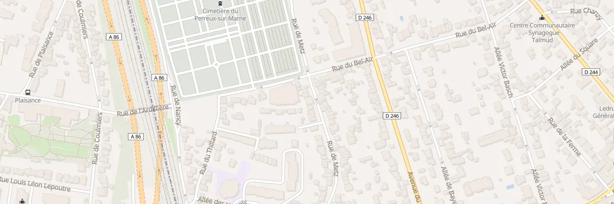 Plan du 109 Rue de Metz au Perreux-sur-Marne