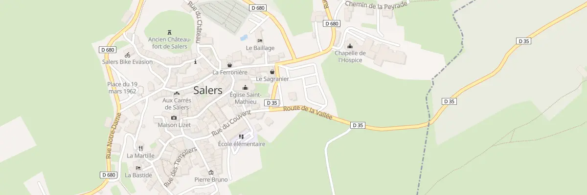 Plan du 5150 Le Bourg à Salers