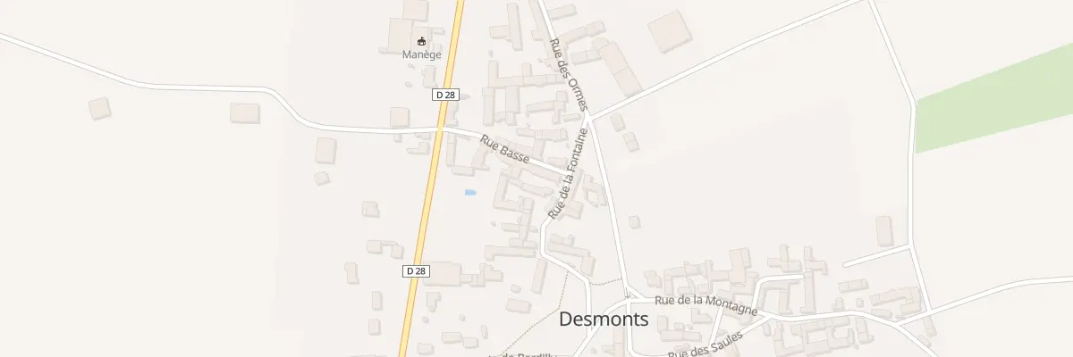 Plan du 5 Rue de la Fontaine à Desmonts