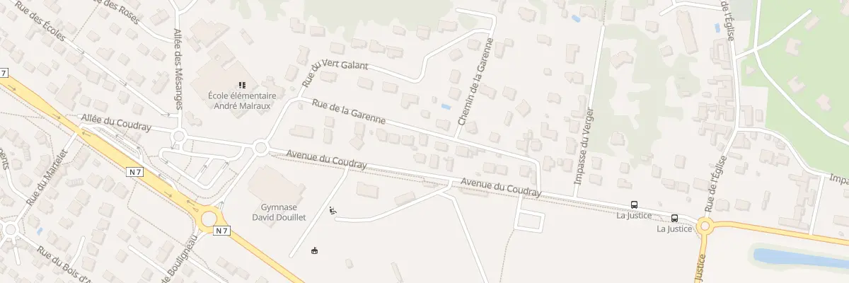 Plan du 11 Rue de la Garenne au Coudray-Montceaux