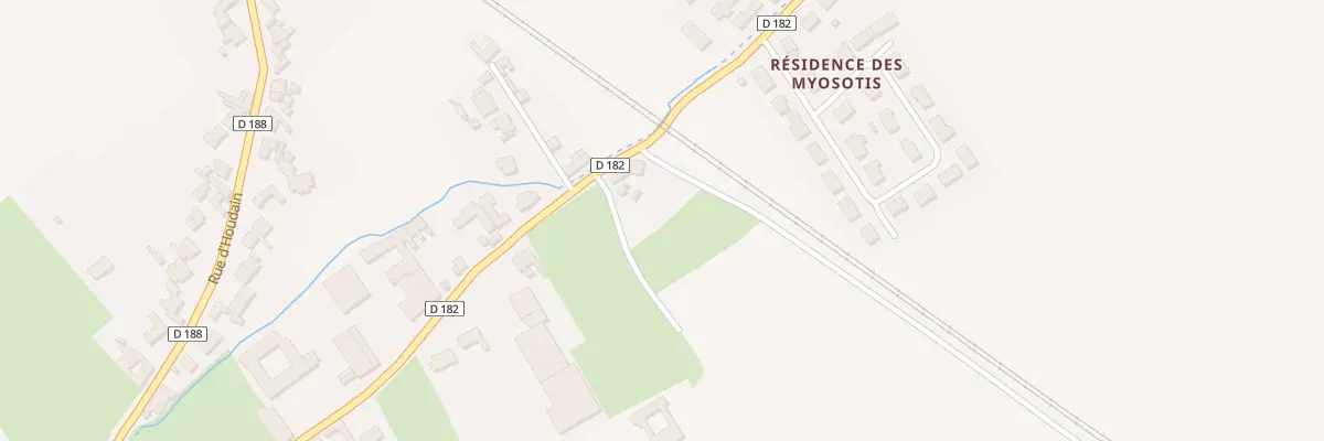 Plan du 54 Rue du Pont de Fer à Lillers
