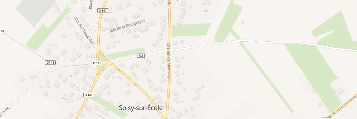 Plan du 18 Che de Mennecy à Soisy-sur-École