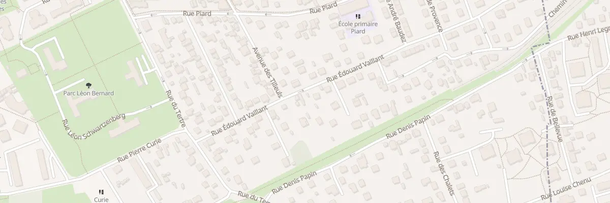 Plan du 28 Rue Edouard Vaillant à Limeil-Brévannes