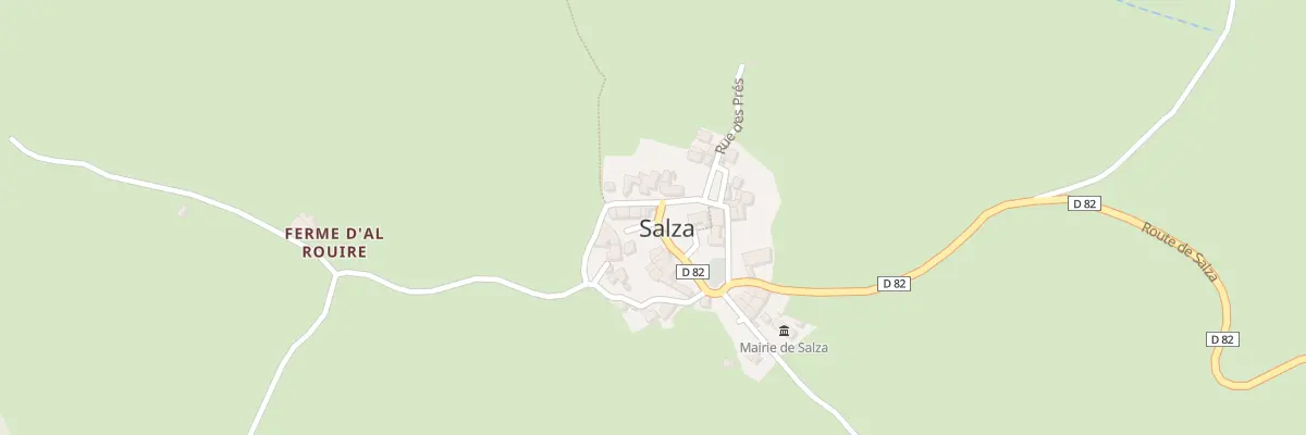 Plan du 5021 Le Village à Salza