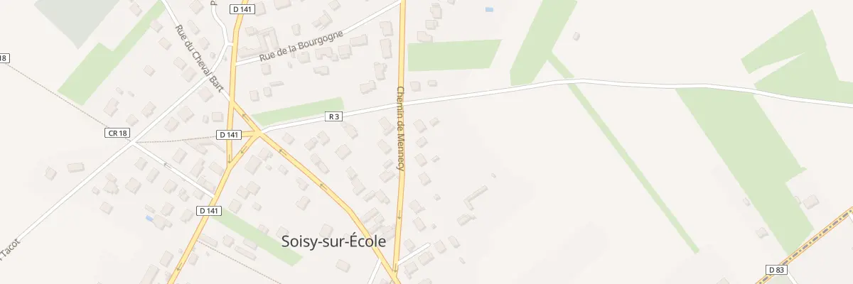 Plan du 16 Che de Mennecy à Soisy-sur-École