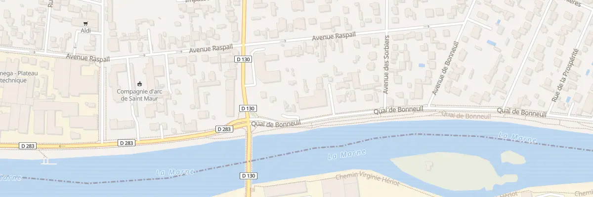 Plan du 91B Quai de Bonneuil à Saint-Maur-des-Fossés