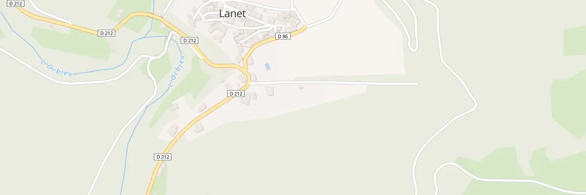 Plan du 7 Rte de Soulatge à Lanet