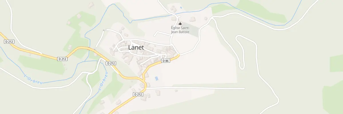 Plan du 8 Av de la Condamine à Lanet