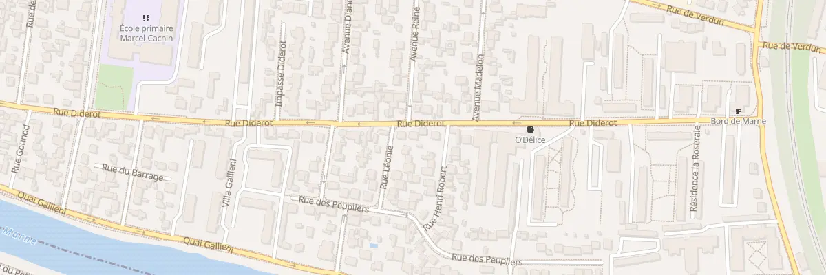 Plan du 164 Rue Diderot à Champigny-sur-Marne