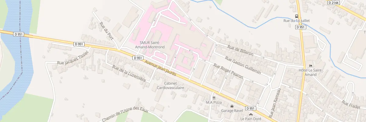 Plan du 44 Av Jean Jaurès à Saint-Amand-Montrond