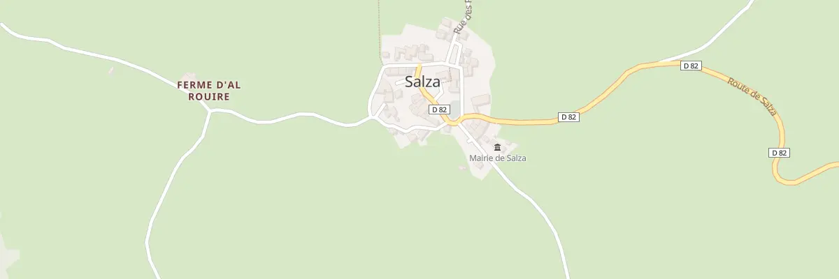 Plan du 5016 Le Village à Salza