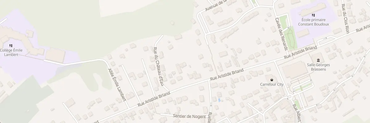 Plan du 107 Rue Aristide Briand à Villers-Saint-Paul