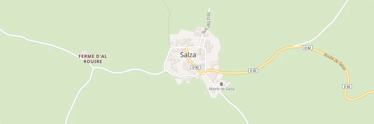Plan du 7 Rue du Cers à Salza
