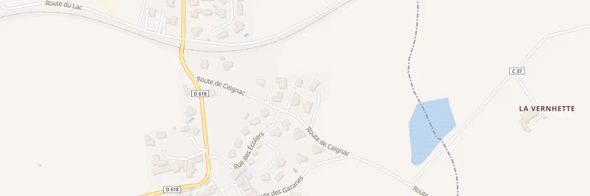 Plan du 5403 Rte de Ceignac à Manhac