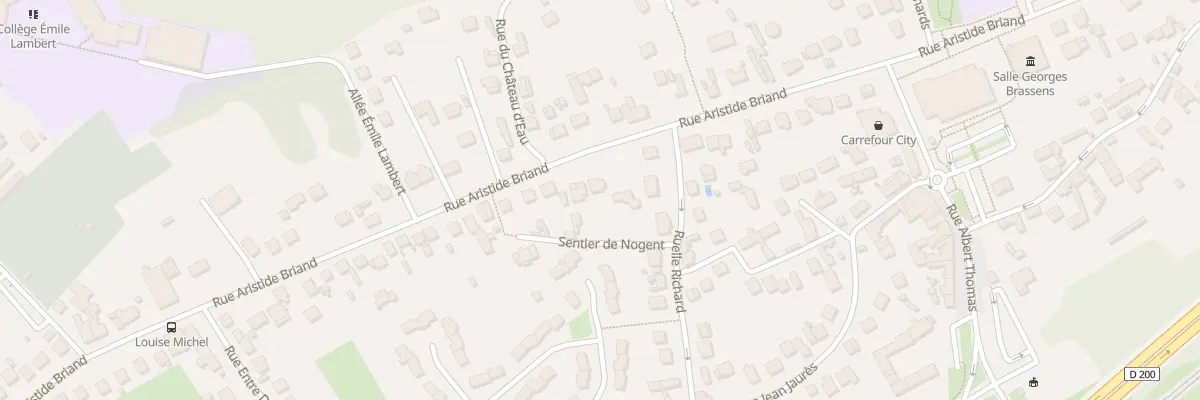 Plan du 100 Rue Aristide Briand à Villers-Saint-Paul