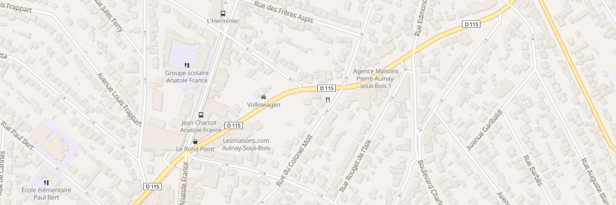 Plan du 16T Rue Jules Princet à Aulnay-sous-Bois