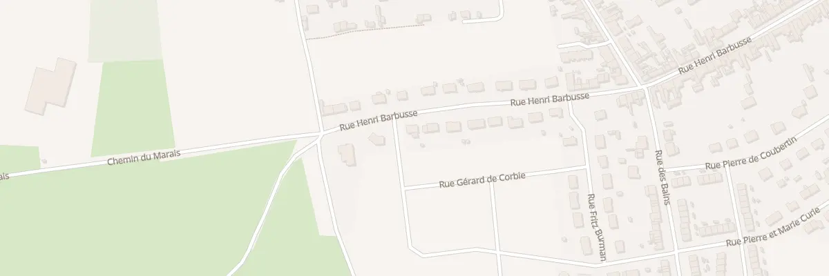 Plan du 99B Rue Henri Barbusse à Corbie