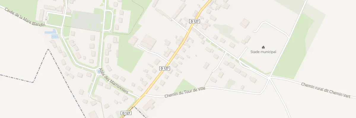 Plan du 611 Rue du 34e Bataillon de Chars à Lieuvillers