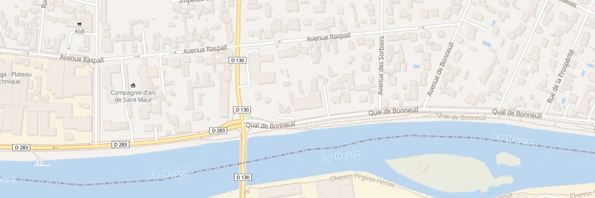 Plan du 93 Quai de Bonneuil à Saint-Maur-des-Fossés