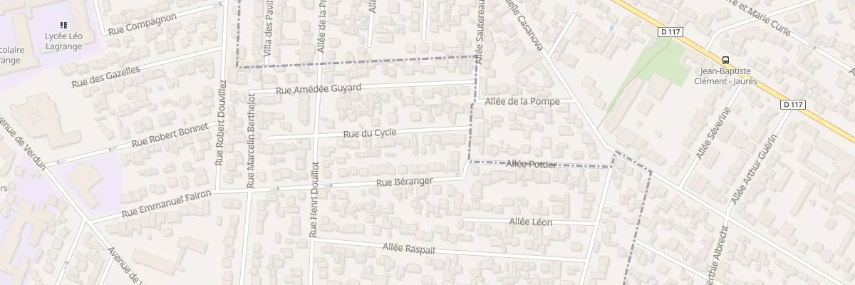 Plan du 32 Rue du Cycle à Bondy