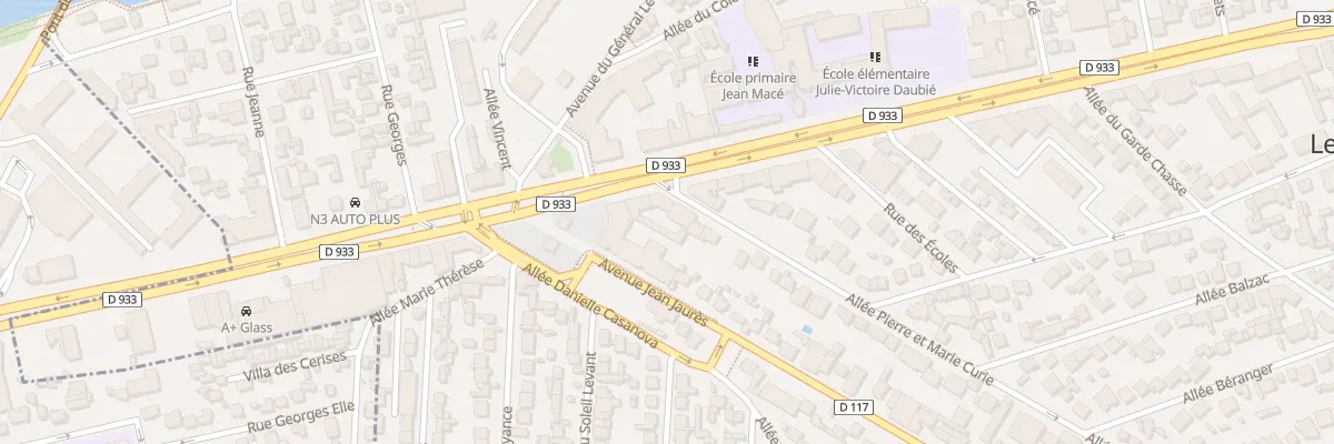 Plan du 64 Av Aristide Briand aux Pavillons-sous-Bois