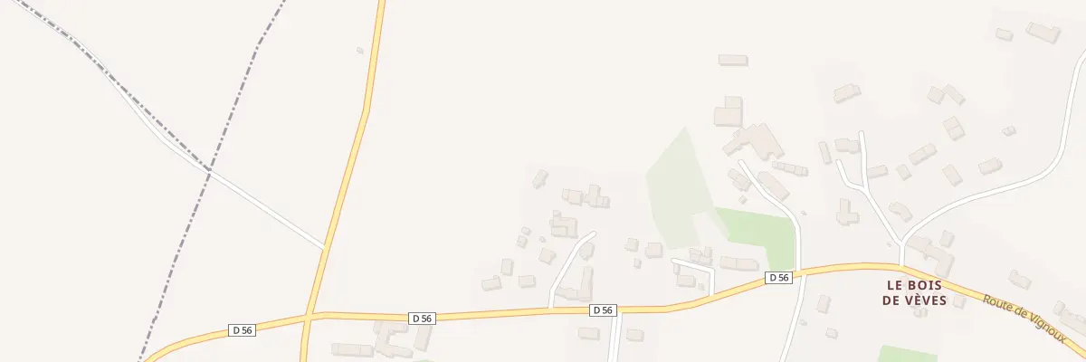 Plan du 9 Imp de la Servoiserie à Soulangis