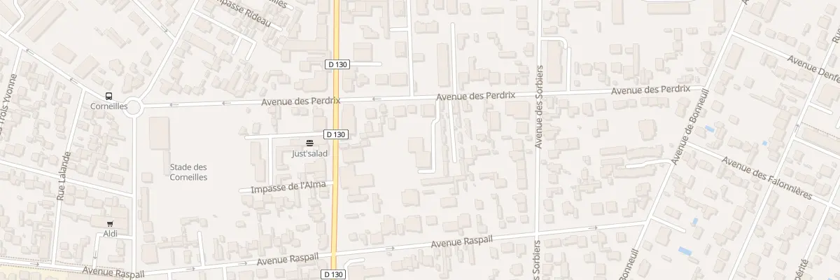 Plan du 28 Av des Perdrix à Saint-Maur-des-Fossés