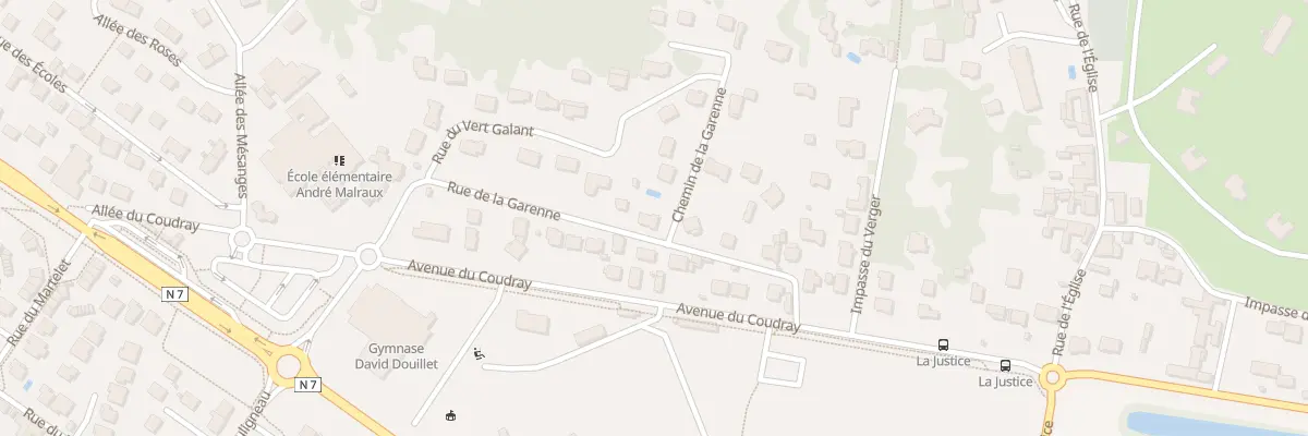 Plan du 10 Rue de la Garenne au Coudray-Montceaux