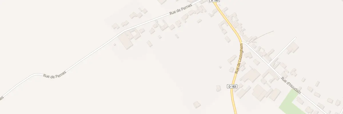 Plan du 23 Rue de Pernes à Allouagne