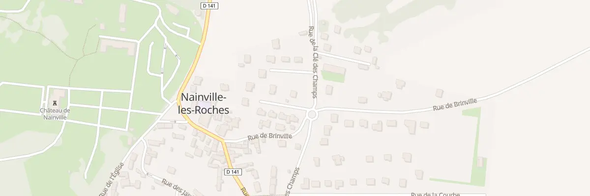 Plan du 1 All Pierre Desombre à Nainville-les-Roches